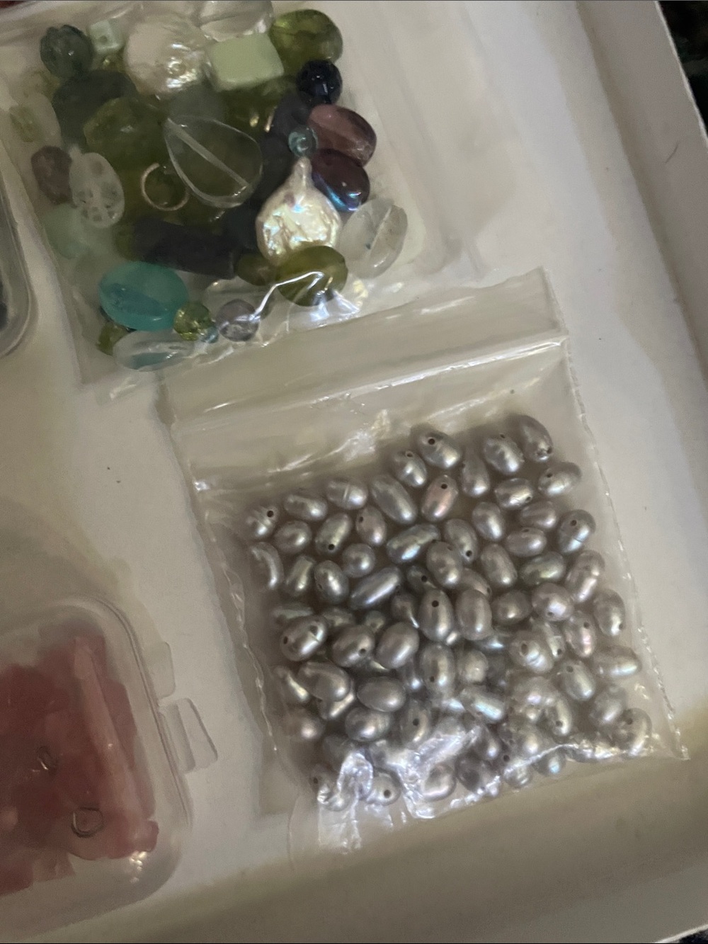 🖤5/$25 beads real pearl gemstone - Picture 8 of 8